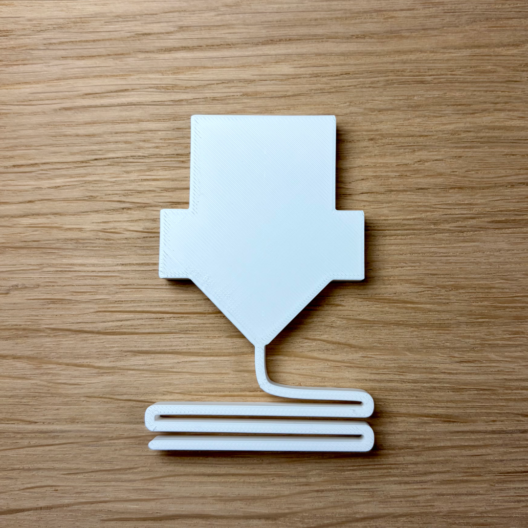 Finished 3D printed part from 3DPrintMyFile UK printing service